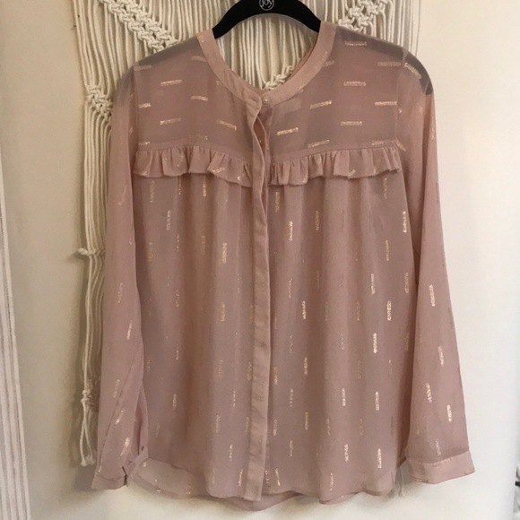 LOFT Tops - LOFT Gorgeous blush pink blouse